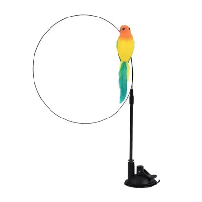 Διαδραστικό παιχνίδι για γάτες, με φτερά, αναρτημένο και αναπηδητικό