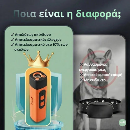 CalmPro – Υπερηχητικός Εκπαιδευτής Σκύλων – Σταματήστε το Υπερβολικό Γάβγισμα με Ασφάλεια