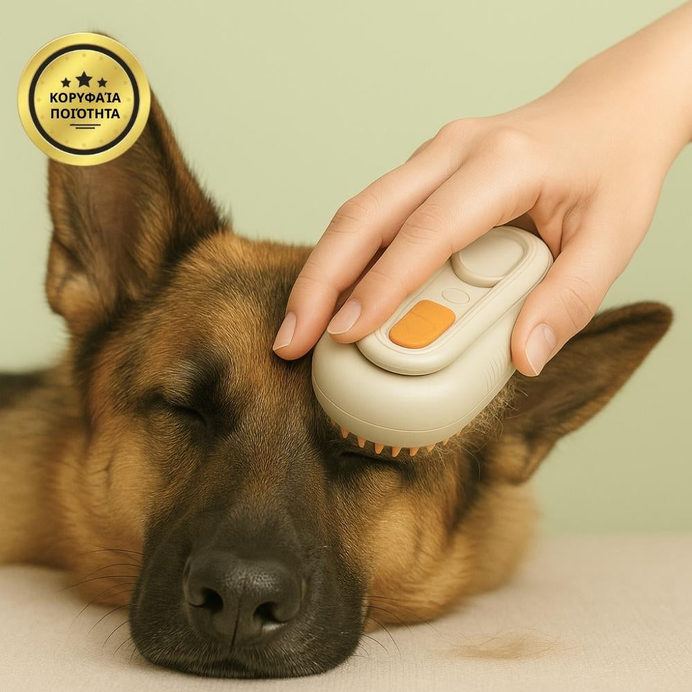 Veluna Steam Brush για Σκύλους