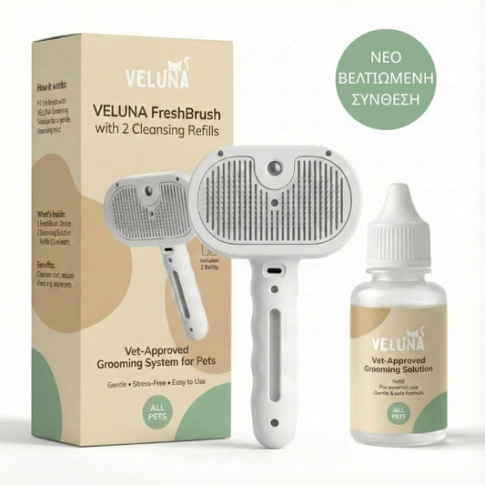 Veluna FreshBrush με Καθαριστικό Σπρέι