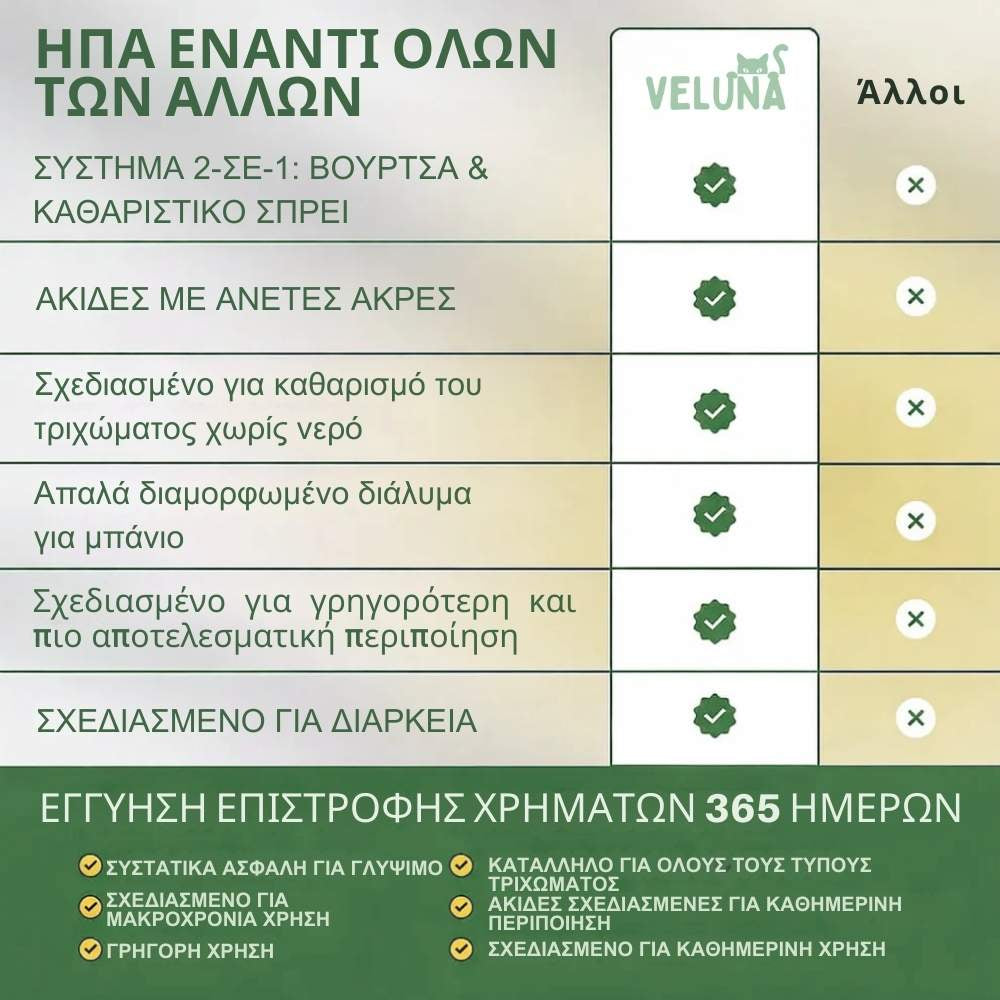 Veluna FreshBrush με Καθαριστικό Σπρέι