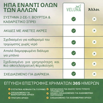 Veluna FreshBrush με Καθαριστικό Σπρέι